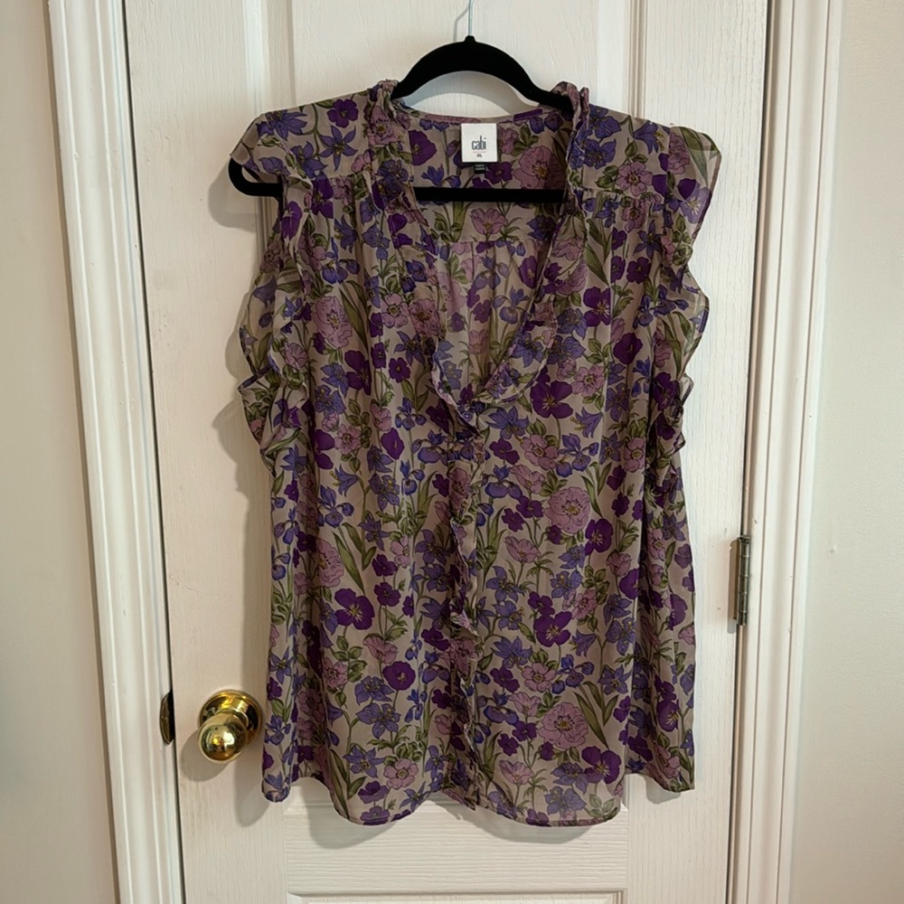 Cabi Sleeveless Top - runs large